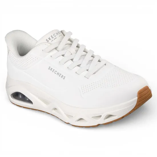 Zapatilla Hombre Uno Glide Step on Air Blanco Skechers - Imagen 5
