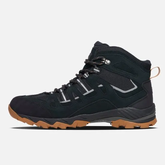 Botin Trekking Hombre Puelo Cs Hi Negro Cafe Lippi - Imagen 3