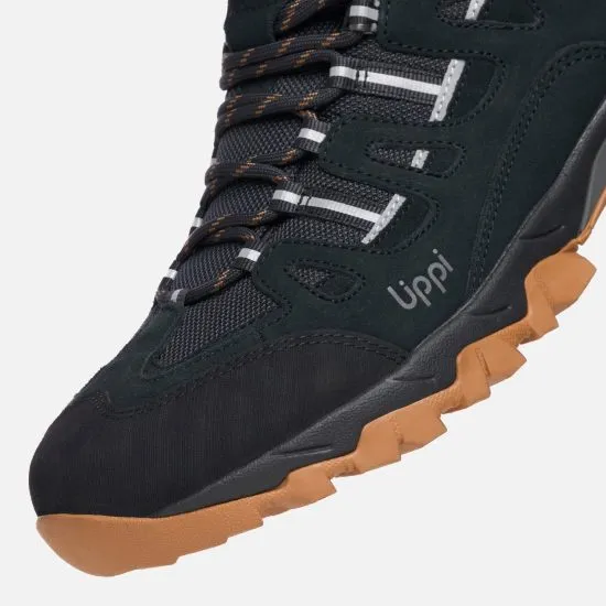 Botin Trekking Hombre Puelo Cs Hi Negro Cafe Lippi - Imagen 7