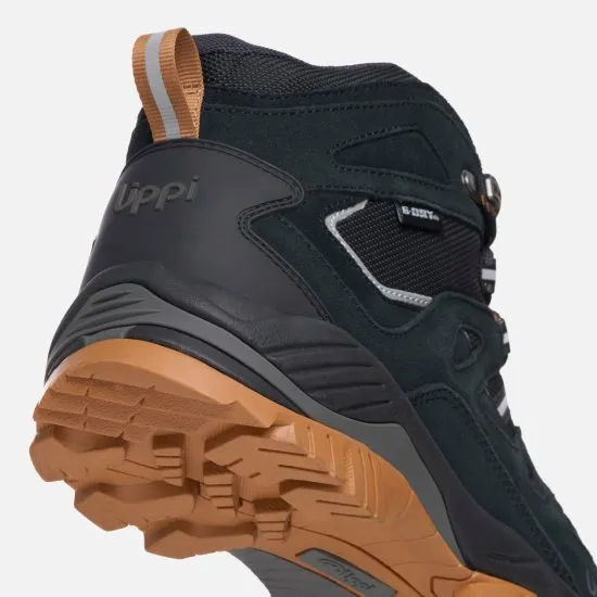 Botin Trekking Hombre Puelo Cs Hi Negro Cafe Lippi - Imagen 8