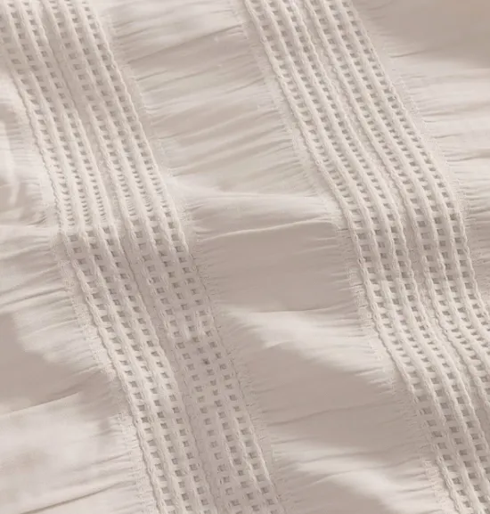 Funda Plumón Waffle Gala King Beige Fabrics - Imagen 3