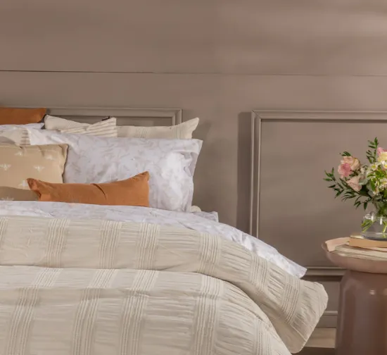 Funda Plumón Waffle Gala King Beige Fabrics - Imagen 5