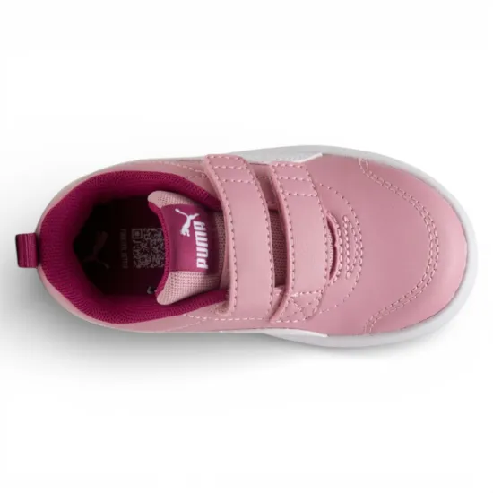 Zapatilla Niña Courtflex V3 Poised Pink Puma - Imagen 4