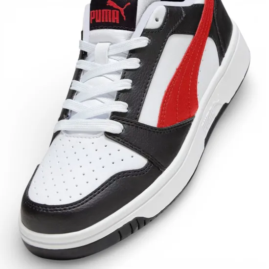 Zapatilla Juvenil Rebound V6 Lo J White For All Puma - Imagen 6