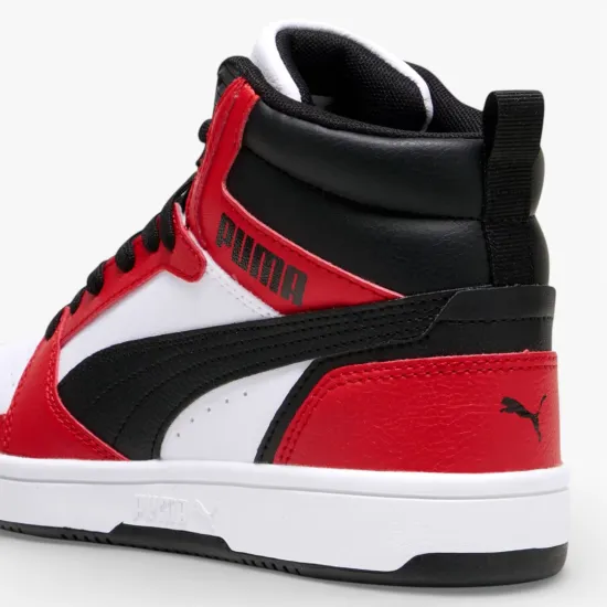 Zapatilla Juvenil Caña Alta Rebound V6 Mid Jr Puma - Imagen 4