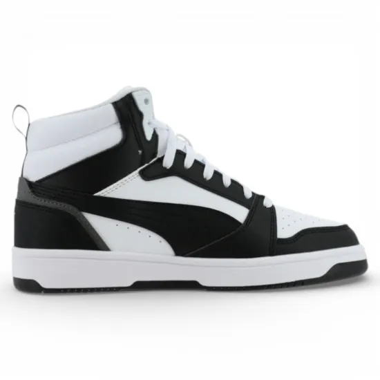Zapatilla Juvenil Rebound V6 Mid White PumaJuven - Imagen 5