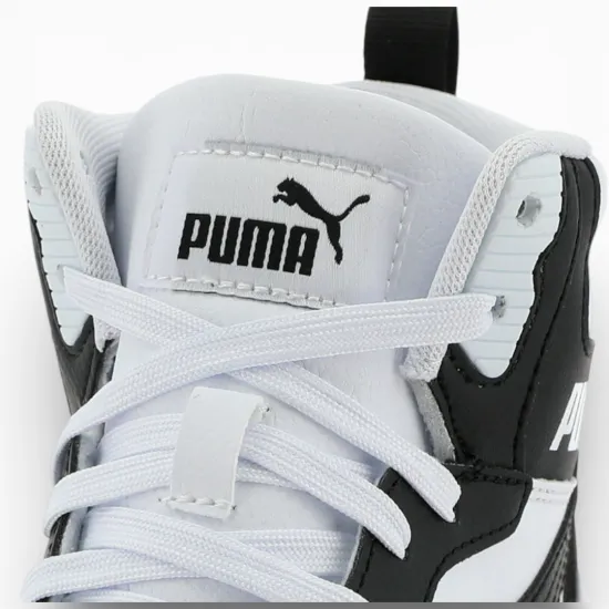 Zapatilla Juvenil Rebound V6 Mid White PumaJuven - Imagen 8