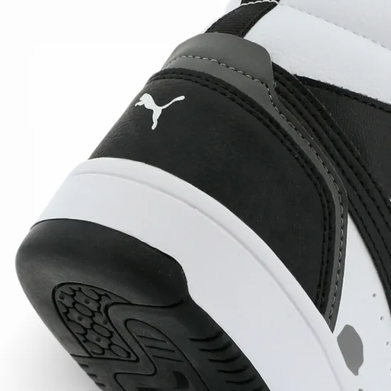 Zapatilla Juvenil Rebound V6 Mid White PumaJuven - Imagen 9
