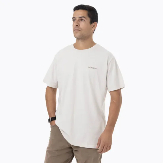 Polera Hombre Lifestyle Sapais Beige Merrell - Imagen 2