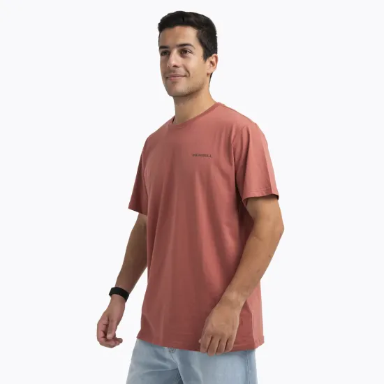 Polera Hombre Sapais Lifestyle Rojo Merrell - Imagen 2