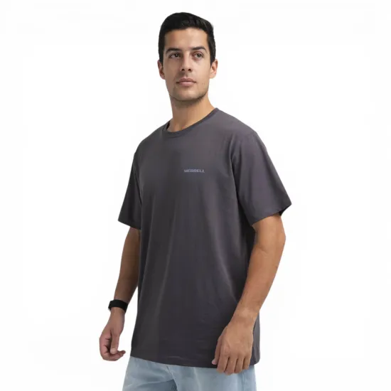 Polera Hombre Nuts Gris Merrell - Imagen 2