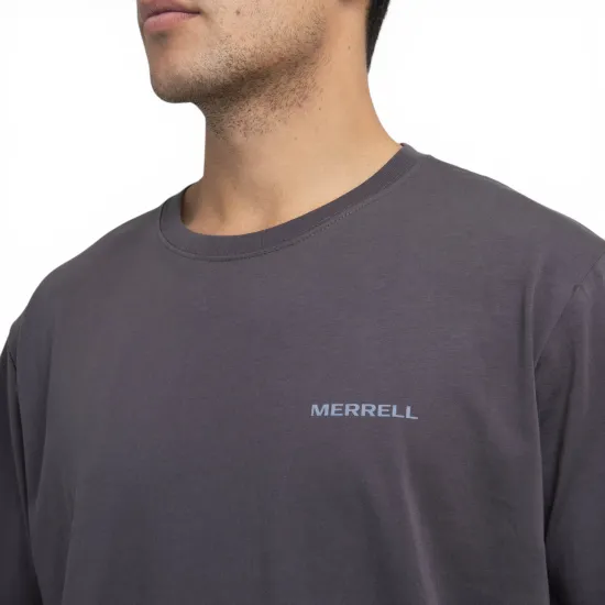 Polera Hombre Nuts Gris Merrell - Imagen 4