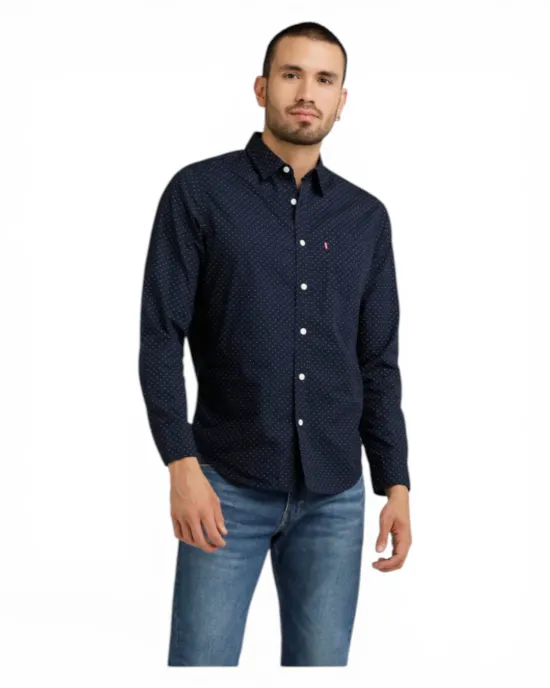 Camisa Hombre Classic Standart Azul Levis - Imagen 4