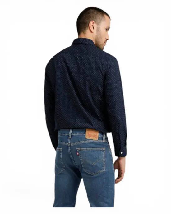 Camisa Hombre Classic Standart Azul Levis - Imagen 5