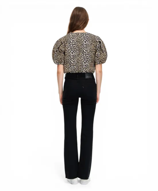 Jeans Mujer 726 Hr Flare Soft Black Levis - Imagen 4