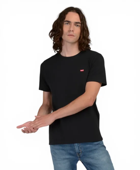 Polera Hombre Ss Original Hm Tee Negro Levis - Imagen 4