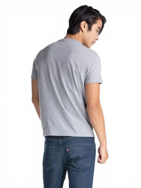 Polera Hombre Knits Graphic Gris Cuello Redondo Levis - Imagen 2