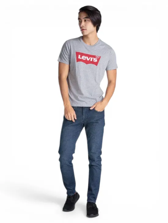 Polera Hombre Knits Graphic Gris Cuello Redondo Levis - Imagen 4