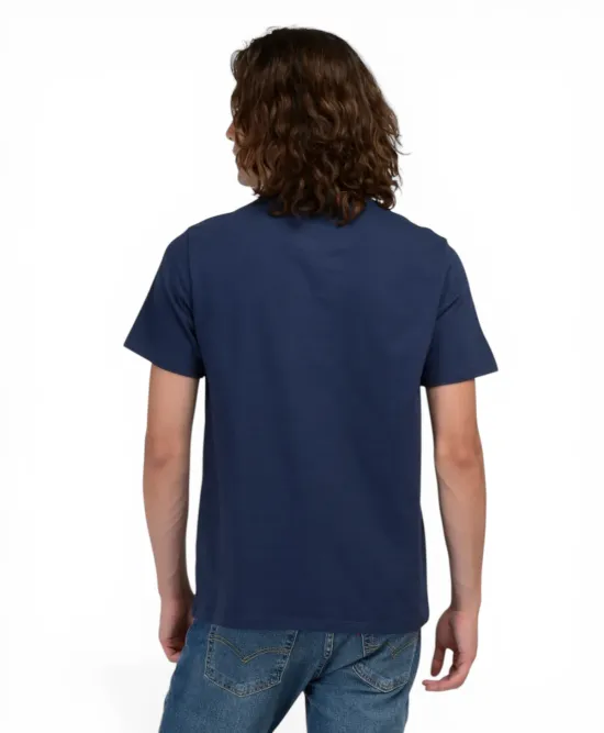 Polera Hombre Original Tee Azul Cuello Redondo Levis - Imagen 3