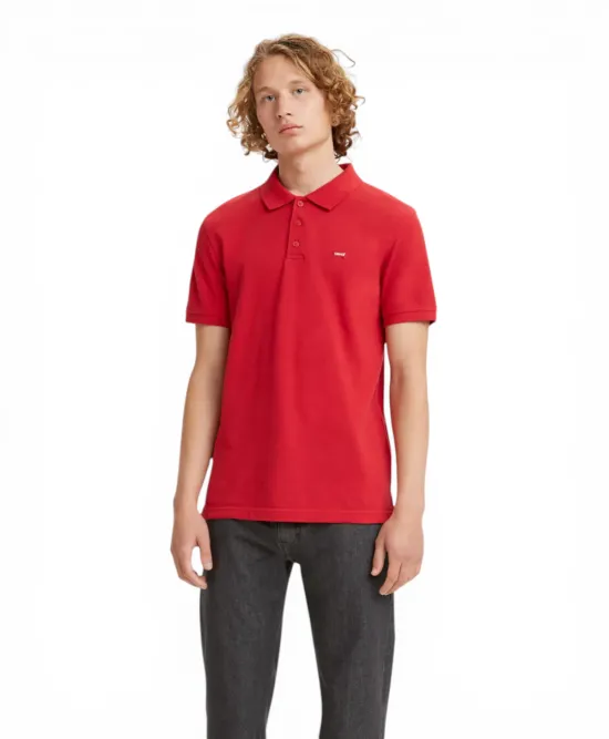Polera Hombre Levis Crimson Roja Algodón Regular Fit - Imagen 2