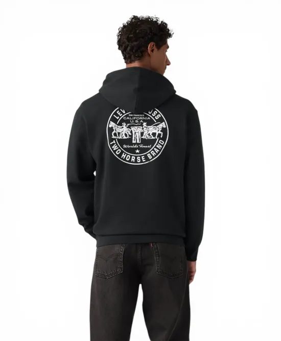 Poleron Hombre Relaxed Graphic Wordls Levis - Imagen 2