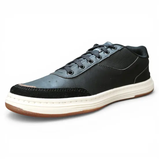 Zapatilla Hombre Urbana Negra Napoli Cordón Manchester Brasil - Imagen 8