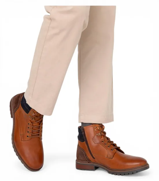 Botin Hombre Envejecido Tostado Salento Guante - Imagen 2