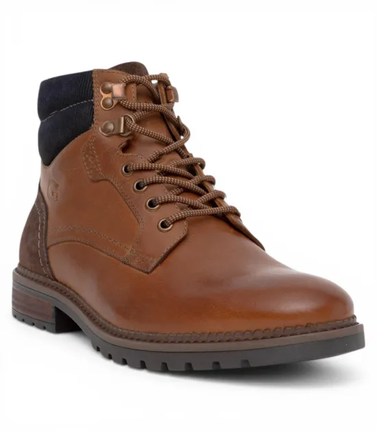 Botin Hombre Envejecido Tostado Salento Guante - Imagen 4