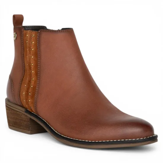 Botin Mujer Gina Envejecido Tostado Gacel - Imagen 2