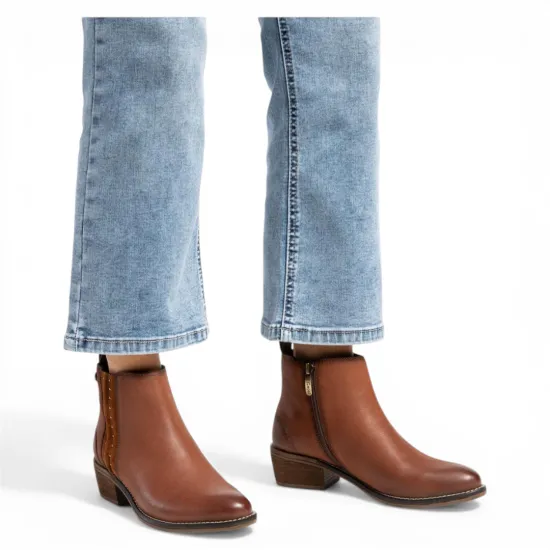 Botin Mujer Gina Envejecido Tostado Gacel - Imagen 6