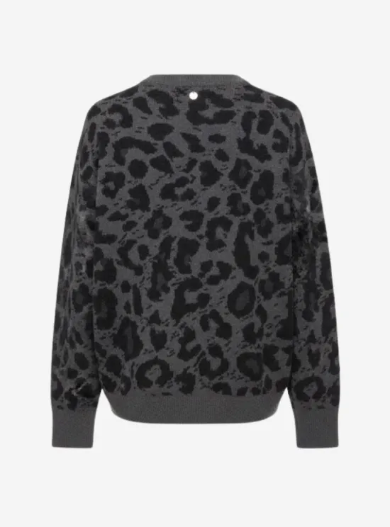 Chaleco Mujer Regular Fit Leopard Gris Il Gioco - Imagen 2