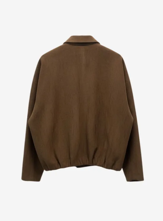 Chaqueta Mujer Suede Bomber Batwig Loose Fit Il Gioco - Imagen 2