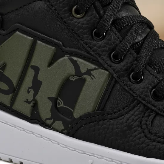 Zapatilla Niño DR128 Caña Alta Negro Verde Dino Park - Imagen 3