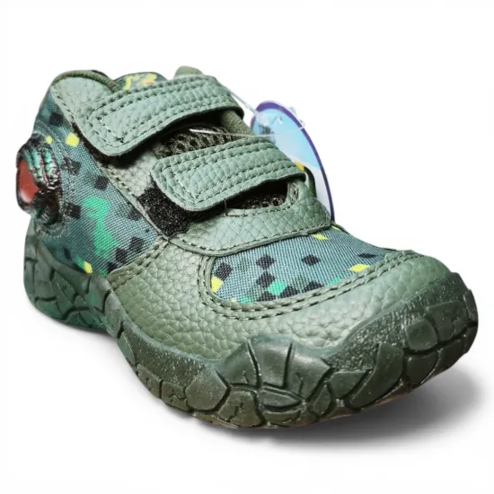 Zapatilla Niño Velcro Dinosaurio Verde Dino Park - Imagen 5