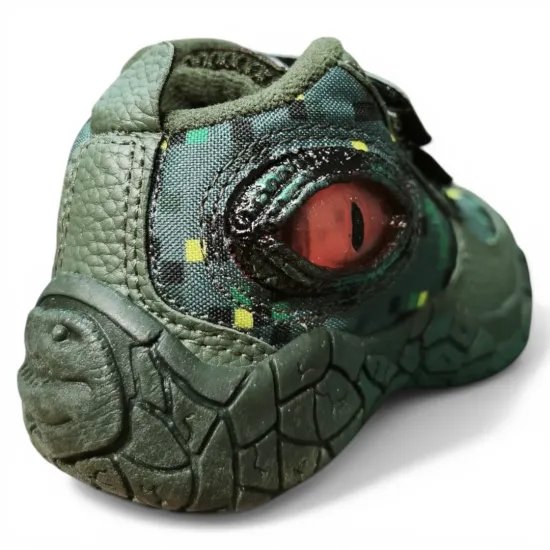Zapatilla Niño Velcro Dinosaurio Verde Dino Park - Imagen 7