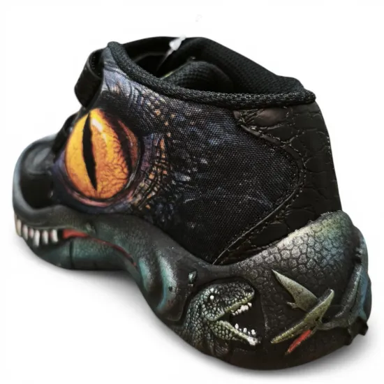 Zapatilla Niño DSP126 Dragón Negro Dino Park - Imagen 2