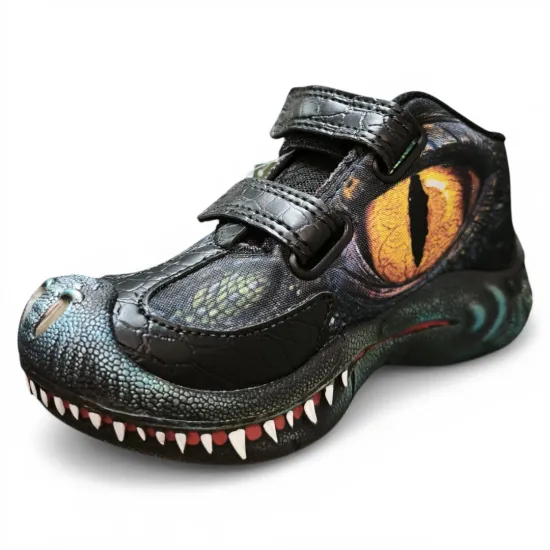 Zapatilla Niño DSP126 Dragón Negro Dino Park - Imagen 4