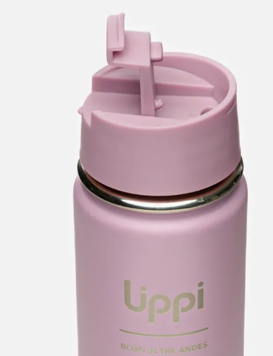 Botella Light Steel Hot Top Bottle 550 ML Rosa Oscuro Lippi - Imagen 3