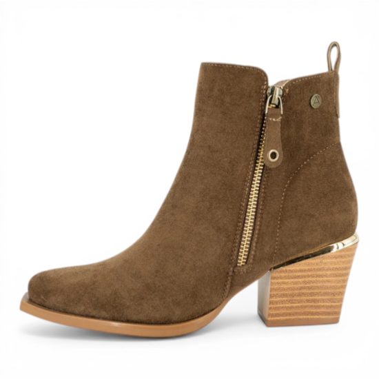 Botín Mujer Siena Tacón Café Alquimia - Imagen 3