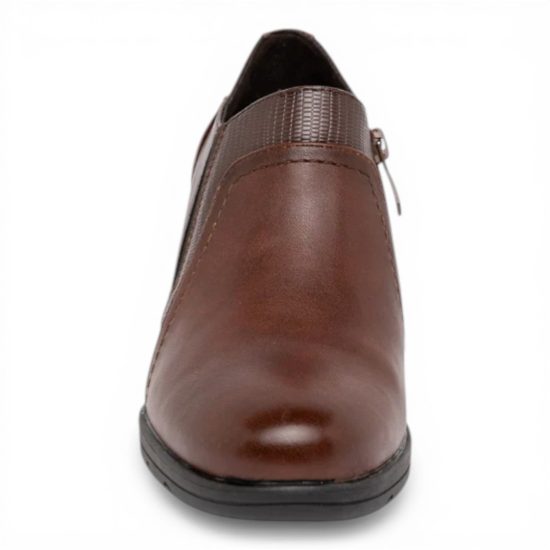 Zueco Mujer Siena Tacón Café Alquimia - Imagen 4