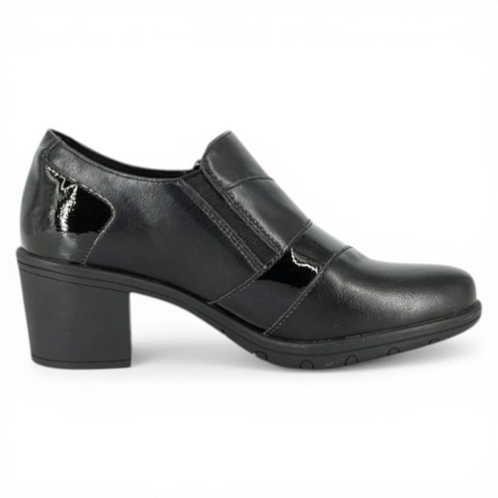Zapato Zueco Mujer Siena Tacón Negro Alquimia - Imagen 4