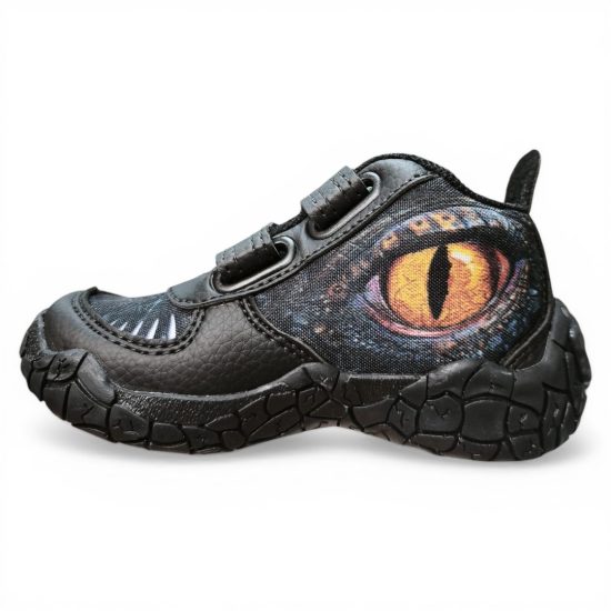 Zapatilla Niño Dinosaurio Negro Velcro Dino Park - Imagen 6