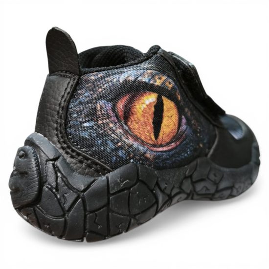Zapatilla Niño Dinosaurio Negro Velcro Dino Park - Imagen 7