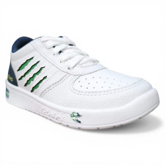 Zapatilla Niño Cocodrilo Blanco Verde Dino Park - Imagen 2