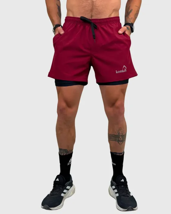 Short Hombre Eco 2 en 1 Perfect Wine Konko - Imagen 2