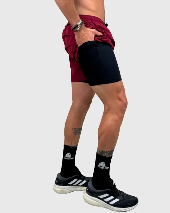 Short Hombre Eco 2 en 1 Perfect Wine Konko - Imagen 4