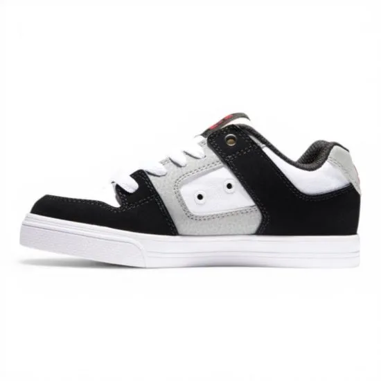 Zapatilla Niño Pure White Black Dc Shoes - Imagen 3