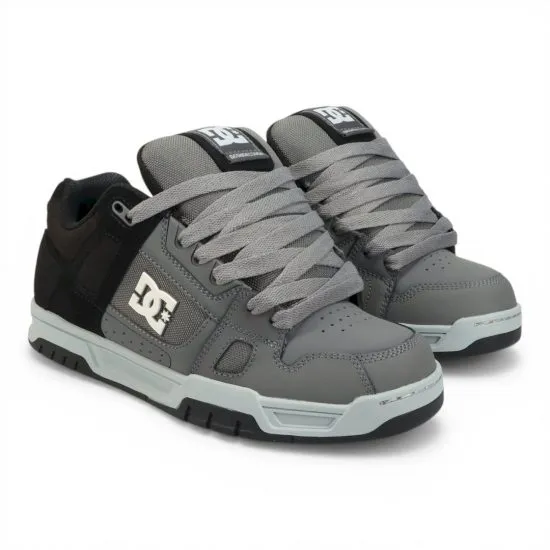 Zapatilla Hombre Stag Black Grey DC - Imagen 2