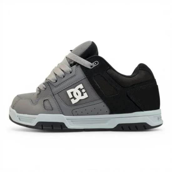 Zapatilla Hombre Stag Black Grey DC - Imagen 6