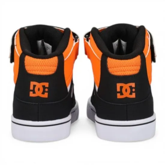 Zapatilla Juvenil Pure Hi Top Ev Orange DC - Imagen 2